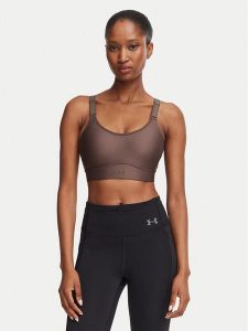 Under Armour Biustonosz sportowy Infinity Mid 2.0 Bra 1384123 Brązowy. Brązowe biustonosze sportowe Under Armour, bez wzorów, z syntetyku. Za 219,99 zł.