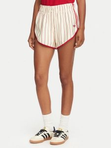 Adidas Szorty sportowe Pinstripe Firebird KR9553 Kremowy Loose Fit. Białe spodenki sportowe ADIDAS, l, bez wzorów, z syntetyku. Za 219,99 zł.