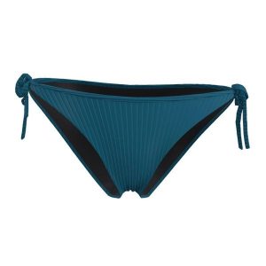 Dół kostiumu kąpielowego damski Decathlon Sandy Folk. Niebieskie bikini DECATHLON, bez wzorów, z elastanu. Za 49,99 zł.