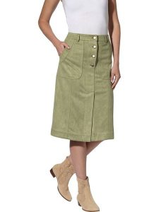 WITT WEIDEN Spódnica w kolorze zielonym rozmiar: 50. Zielone spódnice WITT WEIDEN, na co dzień, bez wzorów, midi. Za 47,71 zł.