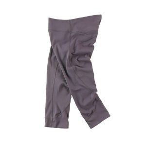 Second life - Legginsy damskie do jogi Lululemon - Jak nowy. Fioletowe legginsy LULULEMON, bez wzorów, z materiału, z obniżonym stanem. Za 149,06 zł.
