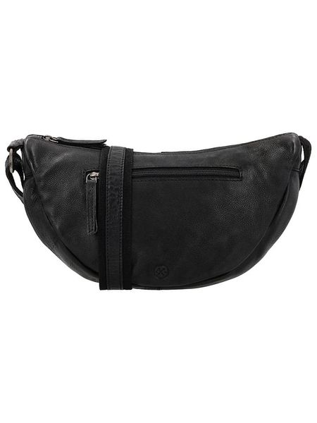 HIDE & STITCHES Skórzana saszetka w kolorze czarnym - 32 x 17 x 10 cm rozmiar: onesize. Czarne nerki i saszetki HIDE & STITCHES, bez wzorów, z materiału. Za 178,79 zł.