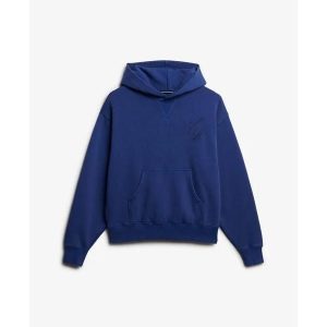 Bluza damska z kapturem Superdry Heritage Hamptons. Niebieskie bluzy Superdry, bez wzorów, z kapturem. Za 322,20 zł.