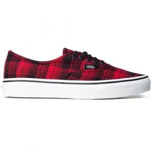 Buty do chodzenia damskie Vans Authentic Plaid. Czarne trampki Vans, bez wzorów, z materiału, bez zapięcia. Za 239,00 zł.