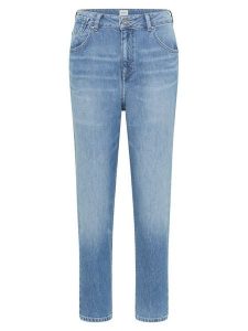 Mustang Jeansy Charlotte 1013598 Niebieski Mom Fit. Niebieskie jeansy Mustang, bez wzorów, z bawełny. Za 309,99 zł.