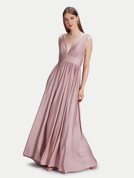 Swing Sukienka wieczorowa 5AH029HK Różowy Regular Fit. Czerwone kombinezony Hey Kyla, bez wzorów, z syntetyku, wizytowe, bez kołnierzyka, bez ramiączek. Za 419,99 zł.