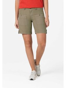 Timezone Szorty "Marita" w kolorze khaki rozmiar: W26. Brązowe szorty Timezone, bez wzorów. Za 57,06 zł.