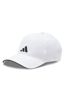 Adidas Czapka z daszkiem Bball HT2031 Biały. Białe czapki ADIDAS, bez wzorów, z syntetyku, sportowe. Za 99,99 zł.