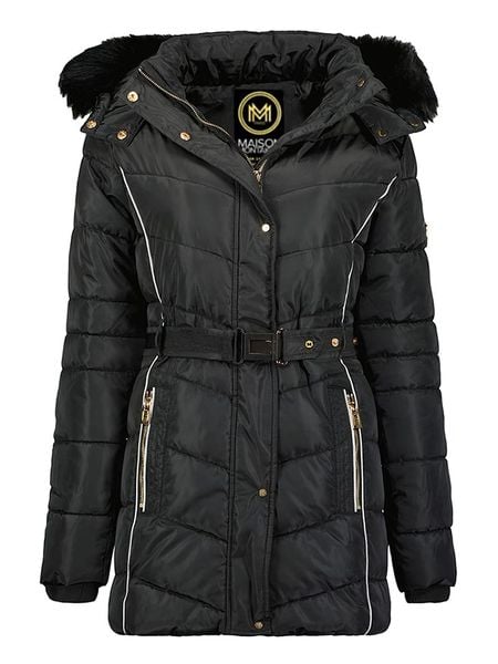 Maison Montaigne Kurtka pikowana "Beckmai" w kolorze czarnym rozmiar: M. Czarne kurtki Maison Montaigne, m, bez wzorów, z tkaniny, bez kaptura. Za 309,65 zł.