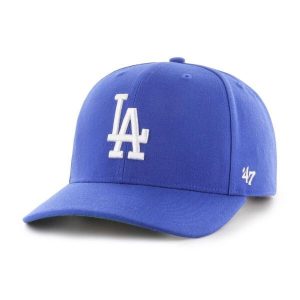 Brand `47 czapka z daszkiem Los Angeles Dodgers Royal Cold Zone niebieski OSFM. Niebieskie czapki 47 Brand, bez wzorów. Za 149,00 zł.