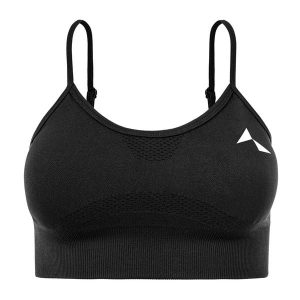 Biustonosz fitenss Carpatree Vibe Seamless. Czarne biustonosze Carpatree, bez wzorów. Za 64,99 zł.
