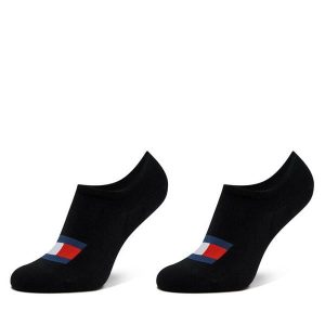 Stopki Tommy Hilfiger. Czarne skarpetki TOMMY HILFIGER, bez wzorów. Za 39,99 zł.