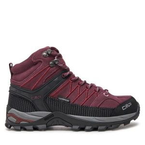 Trekkingi CMP. Czerwone buty sportowe CMP, bez wzorów, bez zapięcia, trekkingowe. Za 329,99 zł.