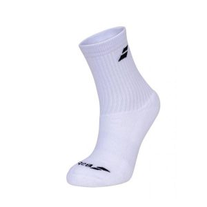 Skarpety tenisowe dla dorosłych Babolat 3pary. Białe skarpetki BABOLAT, bez wzorów. Za 62,99 zł.