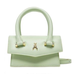 Torebka Patrizia Pepe. Zielone torebki klasyczne Patrizia Pepe, bez wzorów, bez dodatków. Za 679,99 zł.