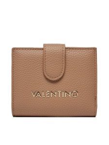 Valentino Portfel Brixton VPS7LX215 Beżowy. Brązowe portfele Valentino, bez wzorów, ze skóry. Za 159,99 zł.