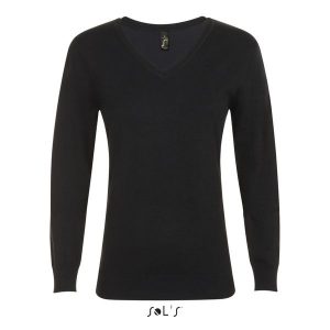 Sweter damski Sol's Glory. Czarne swetry klasyczne SOL'S, na zimę, s, bez kołnierzyka. Za 208,00 zł.