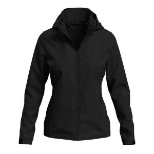 Kurtka Damska Lux Soft Shell. Czarne kurtki STEDMAN, bez wzorów, bez kaptura. Za 345,99 zł.
