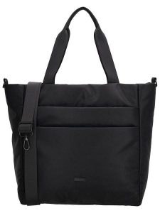 Beagles Shopper bag w kolorze czarnym - 43 x 33 x 15 cm rozmiar: onesize. Czarne shopper bag Beagles, bez wzorów, z materiału, przez ramię, bez dodatków. Za 121,80 zł.