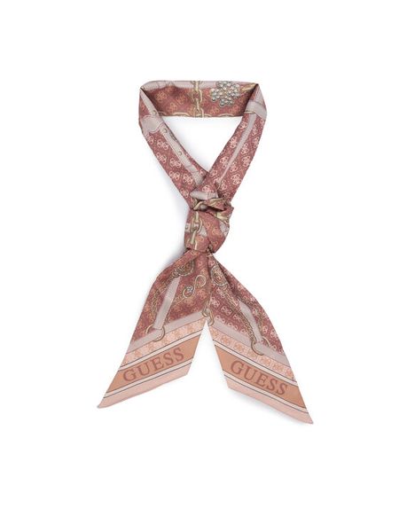Guess Apaszka AW5681 POL03 Różowy. Czerwone apaszki i chusty Guess, z aplikacjami, z poliesteru. Za 114,99 zł.