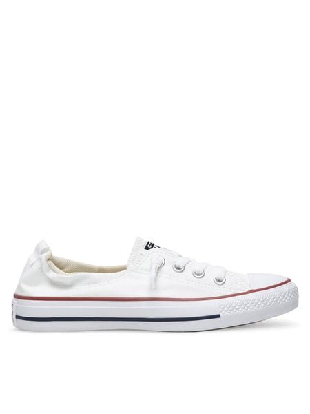 Converse Trampki Chuck Taylor All Star Shoreline Slip 537084C Biały. Białe trampki Converse, bez wzorów, z materiału, bez zapięcia. Za 239,99 zł.