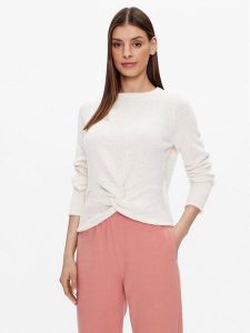 Mustang Sweter Carla 1013602 Écru Regular Fit. Swetry klasyczne Mustang, xl, z syntetyku, bez kołnierzyka. Za 209,99 zł.
