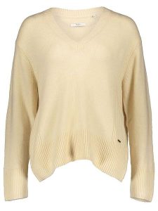Pepe Jeans Sweter w kolorze beżowym rozmiar: S. Brązowe swetry oversize Pepe Jeans, s, bez wzorów, z jeansu, bez ramiączek. Za 118,56 zł.