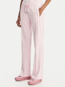 Juicy Couture Spodnie dresowe Tina JCWBJ126327 Różowy Straight Leg. Czerwone spodnie dresowe Juicy Couture, xs, bez wzorów, z dresówki. Za 399,99 zł.