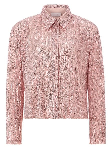 Rich & Royal Bluzka w kolorze jasnoróżowym rozmiar: M. Różowe bluzki Rich & Royal, m, bez wzorów, bez kołnierzyka, bez ramiączek. Za 195,99 zł.