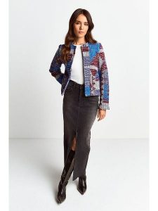 Rich & Royal Kardigan w kolorze niebiesko-brązowym rozmiar: XL. Niebieskie kardigany Rich & Royal, z wełny. Za 343,45 zł.