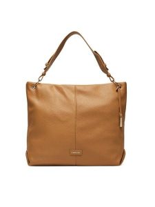 Lasocki Torebka C-LSK-L-007-08 Beżowy. Brązowe shopper bag Lasocki, bez wzorów, z materiału, bez dodatków. Za 199,99 zł.