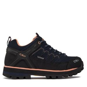 Trekkingi CMP. Niebieskie buty sportowe CMP, bez wzorów, bez zapięcia, trekkingowe. Za 339,99 zł.