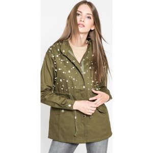 Haily's - Parka Pearlsky. Brązowe płaszcze marki Haily's, z bawełny. W wyprzedaży za 129,90 zł.