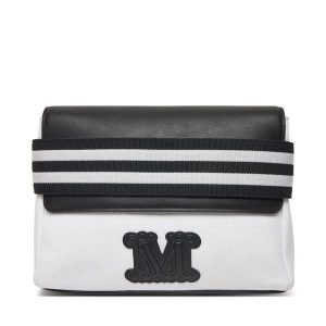 Torebka Max Mara Beachwear. Białe torebki klasyczne Max Mara Beachwear, bez wzorów, bez dodatków. Za 559,99 zł.