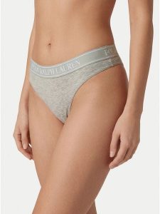 Polo Ralph Lauren Stringi 4P2031 Szary. Szare stringi Polo Ralph Lauren, bez wzorów, z syntetyku. Za 125,99 zł.