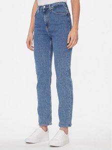 Calvin Klein Jeans Jeansy Ckj Dnm Kyro Quartzblue J20J222777 Niebieski Straight Fit. Niebieskie jeansy Calvin Klein Jeans, bez wzorów, z bawełny. Za 239,99 zł.
