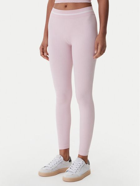 Guess Legginsy V6RB05 Z4692 Różowy Slim Fit. Czerwone legginsy Guess, z aplikacjami, z syntetyku. Za 162,99 zł.