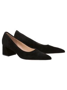 Högl Skórzane czółenka w kolorze czarnym rozmiar: 42. Czarne czółenka HÖGL, bez wzorów, bez obcasa, bez zapięcia. Za 292,20 zł.