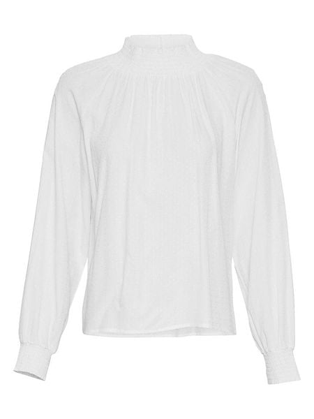 MOSS COPENHAGEN Bluzka "Derya" w kolorze białym rozmiar: XL. Białe bluzki Moss Copenhagen, xl, bez wzorów, z wiskozy, bez kołnierzyka, bez ramiączek. Za 82,83 zł.