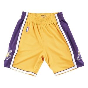 Szorty Los Angeles Lakers Authentic Home 2009/10. Żółte szorty MITCHELL & NESS, bez wzorów, sportowe. Za 736,50 zł.