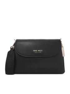 Nine West Torebka CEO-East-Village-Essential-LX9962 Czarny. Czarne listonoszki Nine West, bez wzorów, z materiału, bez dodatków. Za 279,99 zł.