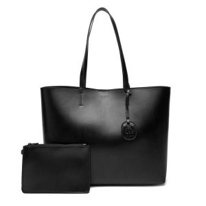 Torebka Kurt Geiger. Czarne shopper bag Kurt Geiger, bez wzorów, bez dodatków. Za 749,99 zł.