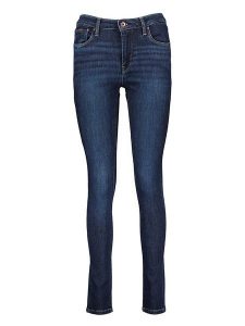 Pepe Jeans Dżinsy - Skinny fit - w kolorze granatowym rozmiar: W27/L32. Niebieskie jeansy Pepe Jeans, z aplikacjami, z jeansu. Za 96,60 zł.