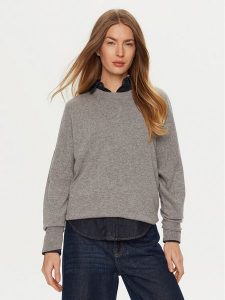 ViCOLO Sweter 22013S Szary Regular Fit. Szare swetry klasyczne ViCOLO, s, z kaszmiru, bez kołnierzyka. Za 579,99 zł.