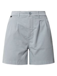 Pepe Jeans Szorty "Vania" w kolorze niebieskoszarym rozmiar: S. Niebieskie szorty Pepe Jeans, z aplikacjami, z jeansu, z podwyższonym stanem. Za 149,95 zł.
