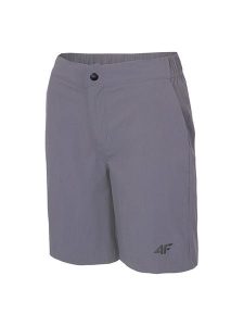 4F Szorty funkcyjne w kolorze szarym rozmiar: XL. Szare spodenki sportowe 4f, xl, bez wzorów, z materiału, outdoorowe. Za 43,88 zł.