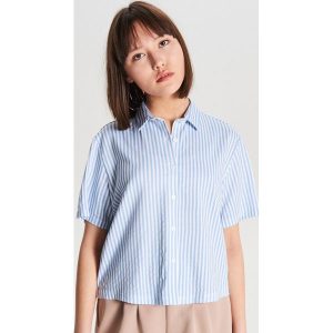 Koszula oversize - Niebieski. Koszule marki Cropp. Za 49,99 zł.