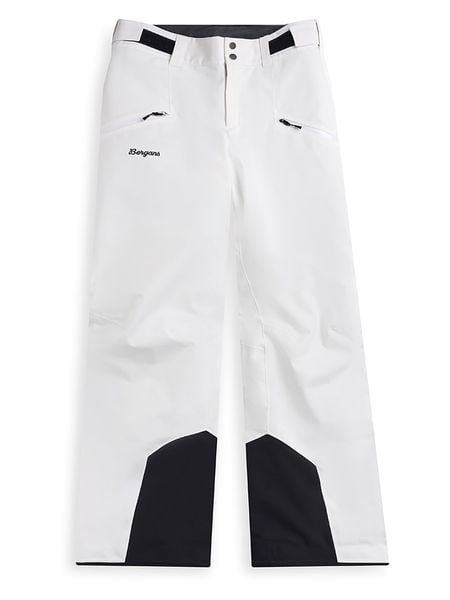 Bergans Spodnie narciarskie "Oppdal" w kolorze biało-czarnym rozmiar: S. Białe spodnie dresowe Bergans, s, bez wzorów. Za 457,95 zł.