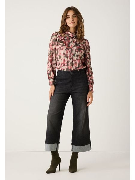 More & More Dżinsy - Culotte fit - w kolorze czarnym rozmiar: 38. Czarne jeansy More & More, bez wzorów, z podwyższonym stanem. Za 164,45 zł.