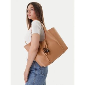 Torebka Hispanitas. Brązowe torebki klasyczne Hispanitas, bez wzorów, bez dodatków. Za 479,99 zł.